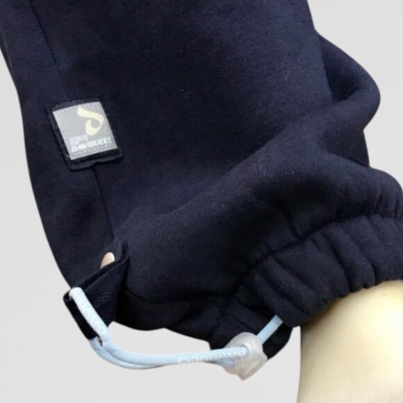 Men's Davoucci Navy | Sky Blue Heavy Fleece Sweatpants NWT - Picture 4 of 4